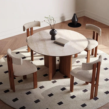 Modern Sintered Stone Dining Table with Multi - Layer Board Design - Elevate Your Dining Experience fmus - 4081MUTUKISPACE