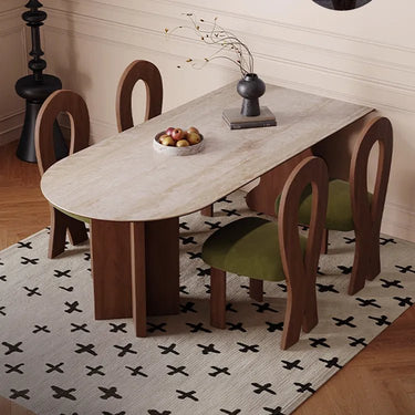 Elegant Ash Wood Dining Chair Set - Modern Design for Stylish Interiors fmus - 4091MUTUKISPACE