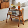 Stylish Multi - Tier Storage Rack – Light Brown & Black, Beech & Rubber Wood fmy - 684MUTUKISPACE