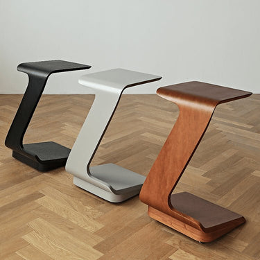 Elegant Light Brown & Black Cherry Wood Tea Table - Durable Plywood & Metal Construction with Nylon Accents fmy - 691MUTUKISPACE