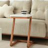 Elegant Natural Light Brown Tea Table – Solid & Laminated Wood Design fmy - 693MUTUKISPACE