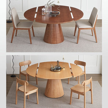Elegant Natural Brown Solid Wood Table - Perfect for Any Home Décor fnl - 273MUTUKISPACE