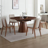 Elegant Natural Brown Solid Wood Table - Perfect for Any Home Décor fnl - 273MUTUKISPACE