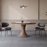 Premium Quality Solid Brown Wood Table for Elegant Dining fnl - 275MUTUKISPACE
