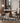 Elegant Brown Sintered Stone Dining Table with Solid Wood Base fnl - 279MUTUKISPACE