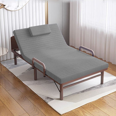 Premium Bed Frame with Grey, Navy Blue, Red, and Dark Brown Coconut Palm Design foltm - 1555MUTUKISPACE