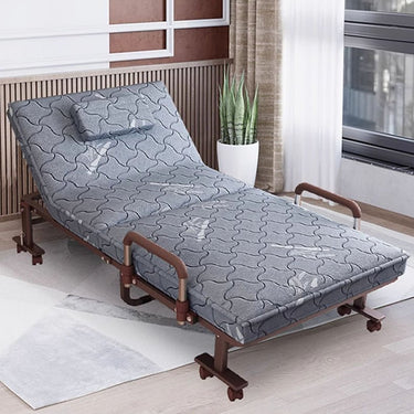 Luxurious Dark Brown Latex Suede Fabric Bed - Elegant Grey Design foltm - 1556MUTUKISPACE