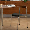 Stylish Ash Wood Dining Chair with Faux Leather Seat - Modern Elegance for Your Home fpmxm - 2773MUTUKISPACE