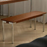 Elegant Boxwood Stool with Sleek Metal Legs - Perfect for Modern Interiors fpmxm - 2778MUTUKISPACE