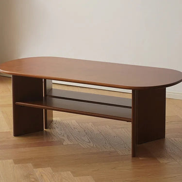 Elegant Cherry Wood Coffee Table with Modern Design - Perfect for Living Room Spaces fpmxm - 2781MUTUKISPACE