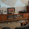 Sleek Boxwood Beech TV Stand with Glass Doors – Elegant Storage Solution fpmxm - 2785MUTUKISPACE