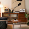 Sleek Boxwood and Glass Cabinet with Marble Top for Modern Interiors fpmxm - 2787MUTUKISPACE