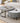 Modern Sintered Stone Accent Coffee Table with Sleek PU Leather and Particle Board Finish - Gray, White, Black frg - 497MUTUKISPACE