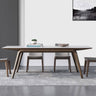 Discover the Elegance of Sintered Stone Table with Ash Wood Finish fsm - 311MUTUKISPACE
