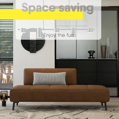 Modern Multi-Color Sofa with Techno Fabric and Durable Particle Board Frame