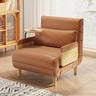 Elegant Beige Gray Sofabed with Laminated Wood Frame and Cotton - Linen Upholstery fsq - 1420MUTUKISPACE
