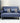 Stylish Leathaire Sofabed in Blue, Orange, and Gray for Modern Living Rooms fsq-1422