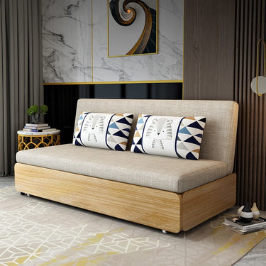 Stylish Cotton - Linen Sofabed in Orange, BlueGray, Dark Gray, and Khaki - Perfect for Modern Living Rooms fsx - 1005MUTUKISPACE