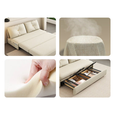 Stylish Cotton - Linen Sofa in Khaki, Light Gray, Dark Blue, Brown, and BlueGray fsx - 1008MUTUKISPACE