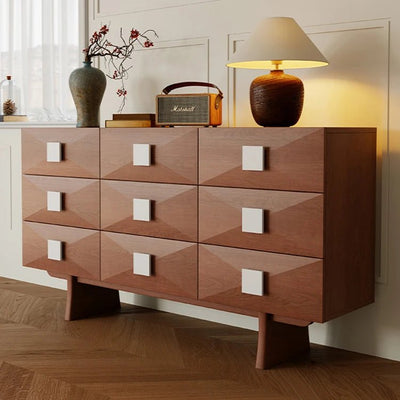 Stylish Ash Wood Cabinet - Modern Storage Solution for Home Decor