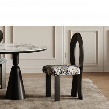 Contemporary Ash Wood Dining Chair with Unique Backrest Design ful - 4444MUTUKISPACE