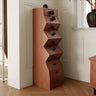 Modern Zigzag Cabinet with Ash Wood Multi - layer Board – Stylish Storage Solution ful - 4455MUTUKISPACE