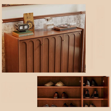 Classic Solid Wood Cabinet for Elegant Home Storage Solutions ful - 4456MUTUKISPACE