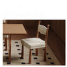 Stylish Ash Wood Dining Chair with Cushion - Enhance Your Dining Experience ful - 4467MUTUKISPACE