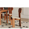 Innovative Ash Wood Dining Chair with Cotton - Ramie Upholstery - Modern Elegance for Your Home ful - 4468MUTUKISPACE