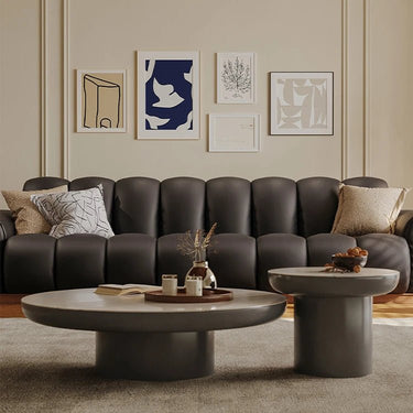 Modern Marble Tea Table Set - Perfect Blend of Style and Functionality ful - 4471MUTUKISPACE