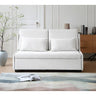 Cozy Beige Corduroy Sofabed with Solid Wood Frame – Perfect for Modern Living Rooms fwlp - 942MUTUKISPACE