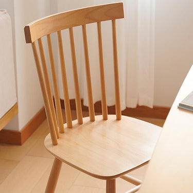 Elegant Chair in Natural Beech Wood Finish fxgmz - 594MUTUKISPACE