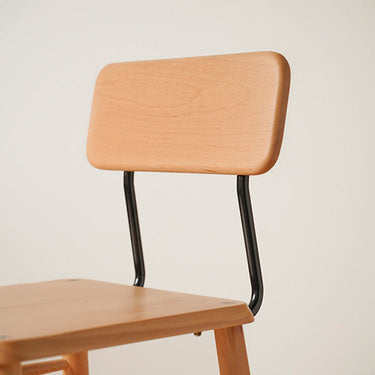 Sleek Beech Wood Chair in Natural Wood Finish – Modern and Durable Seating fxgmz - 595MUTUKISPACE
