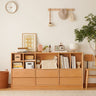 Stylish Beech Wood Multi - Layer Board Cabinet - Natural Wood Finish fxgmz - 608MUTUKISPACE
