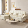 Luxurious Multi - Color Techno Fabric Sofa Bed - Off White, Gray, Brown, Green, Blue & Brick Red Options fxgz - 279MUTUKISPACE