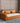 Stylish Multi-Color Techno Fabric Sofa Bed - Orange, Brown, Blue, Green, Black & Gray with Wood Accents fxgz-291