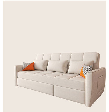 Stylish Wood Techno Fabric Sofa Bed in Blue Gray White - Multi - functional and Modern fxgz - 293MUTUKISPACE