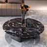 Marble Coffee Table with Steel Base – Multi - Layer Modern Design fyeyj - 5211MUTUKISPACE