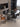 Marble and Stainless Steel Dining Table – Luxury Centerpiece for Your Home fyeyj - 5217MUTUKISPACE