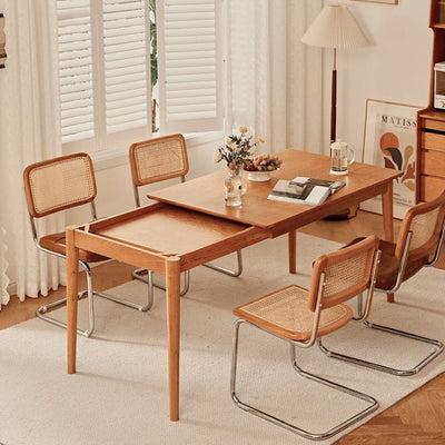 Stunning Oak and Cherry Wood Table - Elegant Design for Your Home fyg - 654MUTUKISPACE