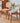 Elegant Cherry Wood Chair with Natural Rattan Accent fyg - 661MUTUKISPACE