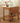Stylish Light Oak Wood Tea Table with Metal and Nylon Accents - Natural Brown Finish fyg - 666MUTUKISPACE