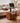 Cherry Wood Multi - Layer Coffee Table - Natural Finish with Metal Accents fyg - 667MUTUKISPACE