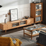 Elegant Multi - Wood TV Cabinet with Glass Doors fyg - 672MUTUKISPACE