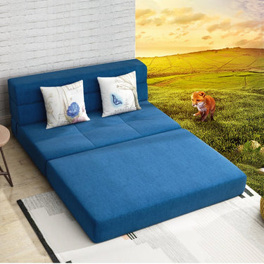 Elegant Cotton - Linen Sofabed in Light Blue, Gray, and Beige – Perfect for Modern Living Spaces fyj - 1244MUTUKISPACE