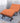 Luxurious Cotton - Linen Blend Bed Set in Dark Brown, Blue, Gray, and Orange fyj - 1257MUTUKISPACE