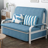Stylish Sofabed in Light Blue, Gray, Green, Navy & Dark Colors - Premium Cotton - Linen Blend Fabric fyj - 1258MUTUKISPACE