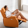 Luxury Techno Fabric Sofa - Stylish Gray, Green, Orange, Red & Mint Accents with Metal Frame and Silicon Fill fykl - 413MUTUKISPACE