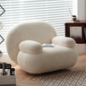 Stylish White Metal Sofa with Comfortable Cotton, Foam, and Polyester Upholstery fyx - 830MUTUKISPACE