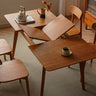 Elegant Oak & Cherry Wood Tables with Durable Stainless Steel and Metal Accents fyx - 833MUTUKISPACE